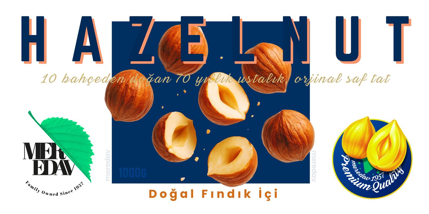 Meredav Doğal Fındık İçi – Saf ve Katkısız Premium Lezzet