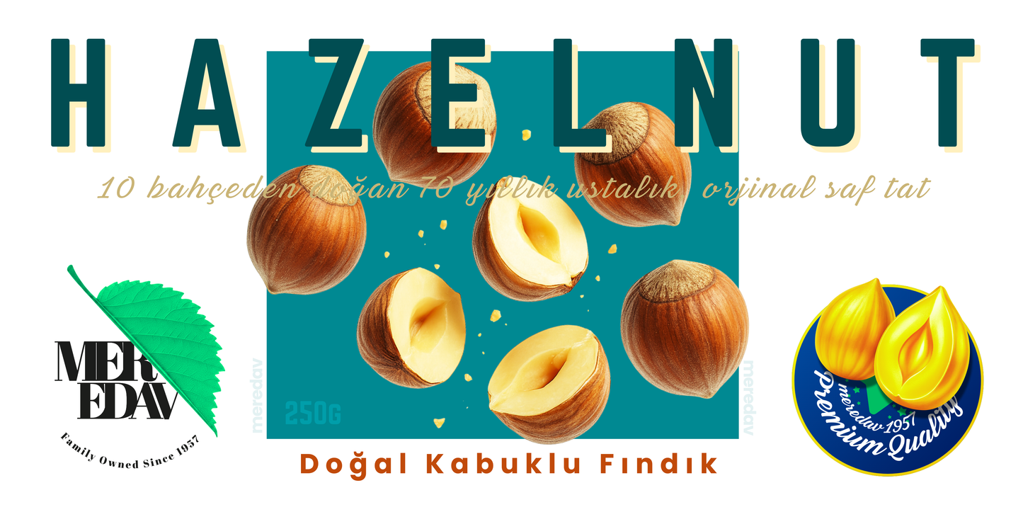 Meredav Doğal Kabuklu Fındık – Premium Kalite