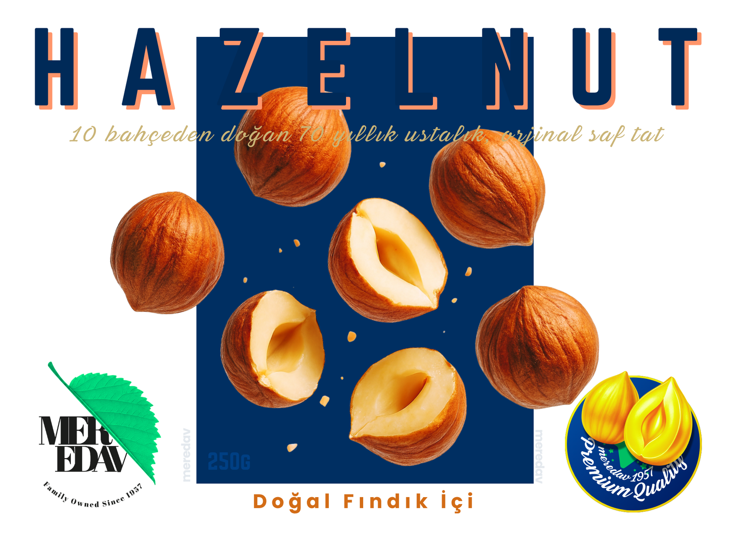 Meredav Doğal Fındık İçi – Saf ve Katkısız Premium Lezzet