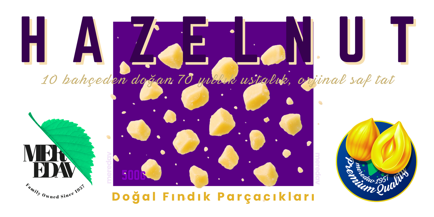 Meredav Doğal Fındık Parçacıkları – Premium Kalite