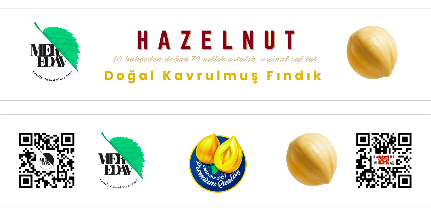Meredav Doğal Kavrulmuş Fındık – Premium Sağlıklı Atıştırmalık - Meredav