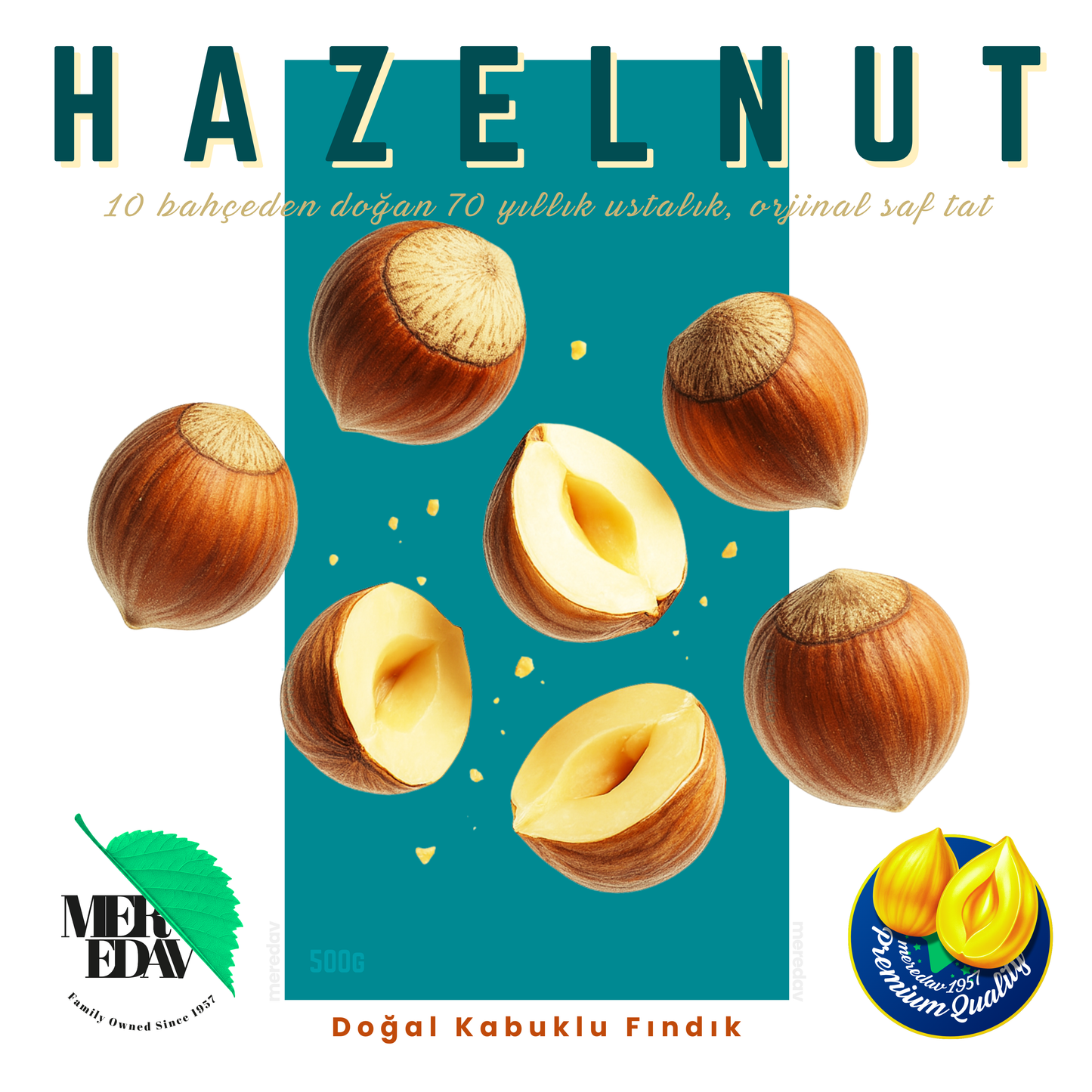 Meredav Doğal Kabuklu Fındık – Premium Kalite