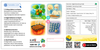 Meredav Doğal Kavrulmuş Fındık – Premium Sağlıklı Atıştırmalık