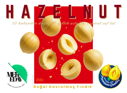 Meredav Doğal Kavrulmuş Fındık – Premium Sağlıklı Atıştırmalık