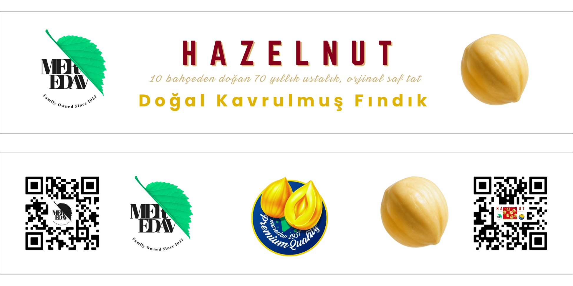 Meredav Doğal Kavrulmuş Fındık – Premium Sağlıklı Atıştırmalık - Meredav