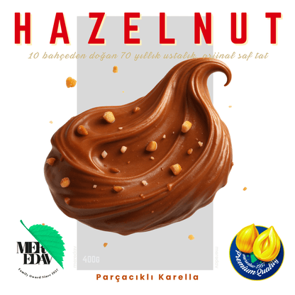 Meredav Parçacıklı Karella – Katkısız Fındık Kreması - Meredav